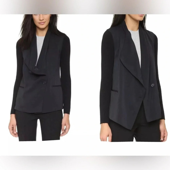 Vince Mix Media Blazer - Picture 1 of 6